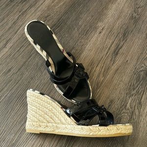 Burberry wedge sandals
